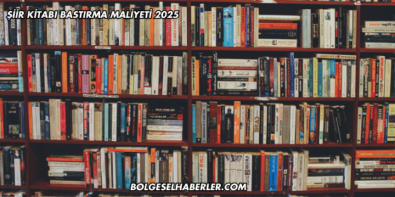 Şiir Kitabı Bastırma Maliyeti 2025