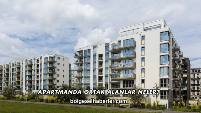 Apartmanda Ortak Alanlar Neler?