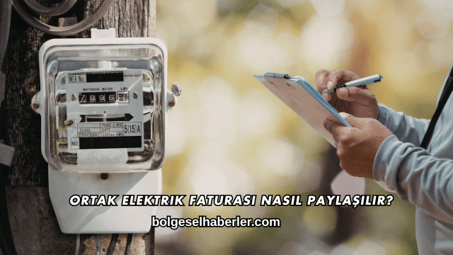 Ortak Elektrik Faturası Nasıl Paylaşılır?