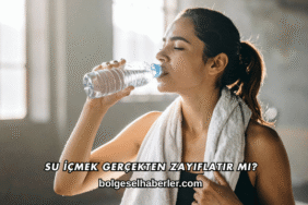 Su İçmek Gerçekten Zayıflatır mı?