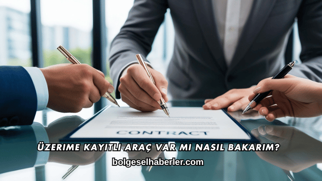 Üzerime Kayıtlı Araç Var mı Nasıl Bakarım?